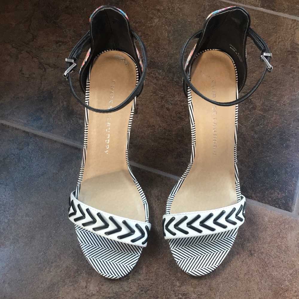 Chinese Laundry Fun Printed Heels